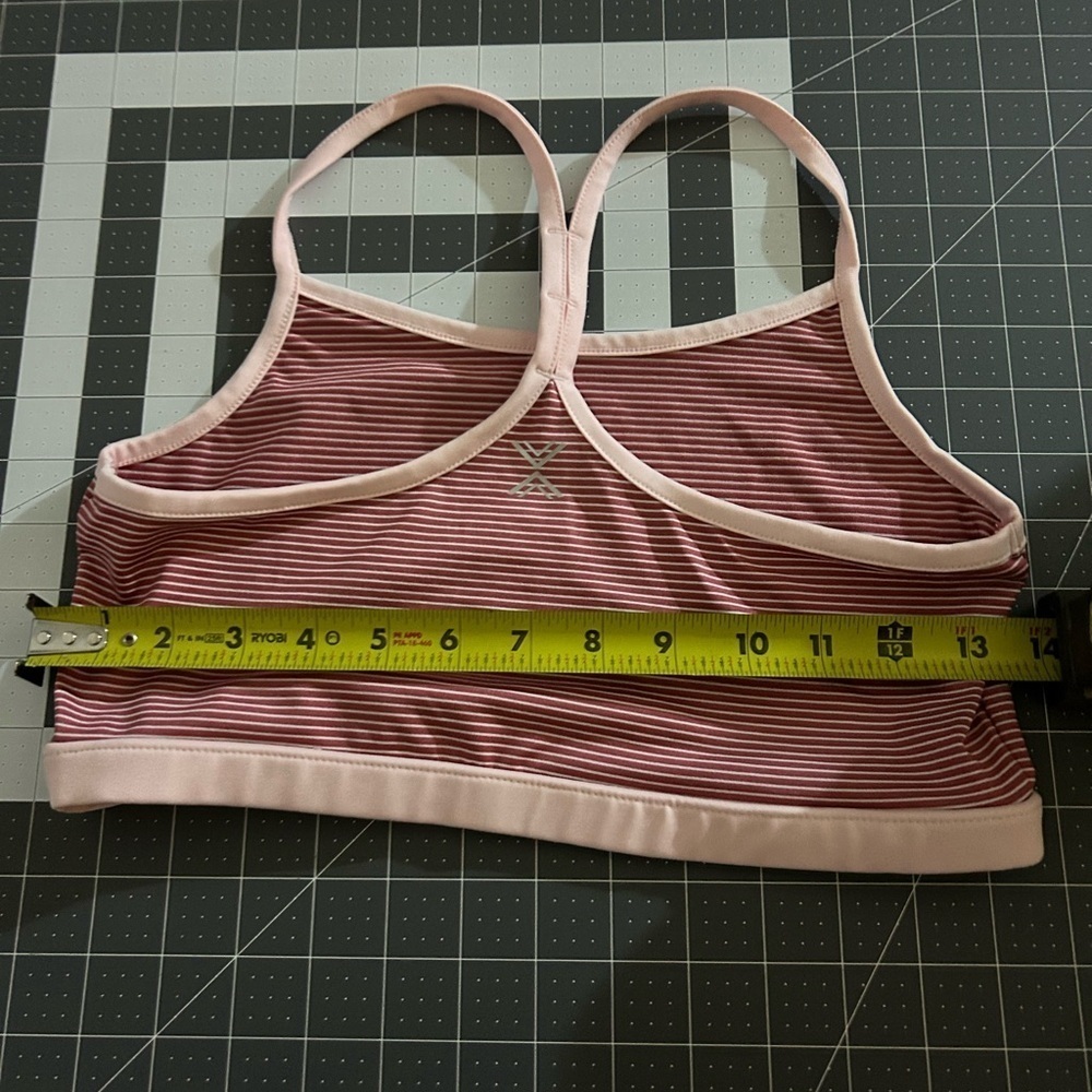 Xersion Pink Striped Kids Tank Top - Picture 5 of 6